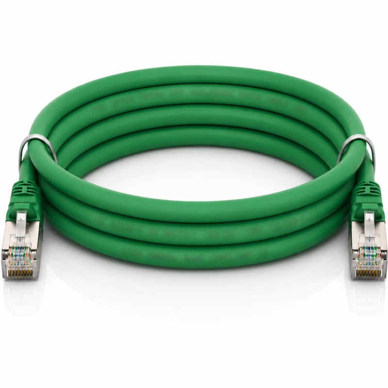 CAT6A STP Network Cable, Green
