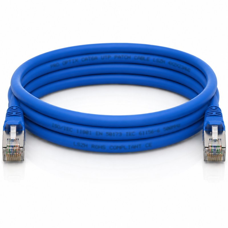 CAT6A UTP Network Cable, Blue