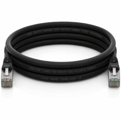 CAT6A UTP Network Cable, Black