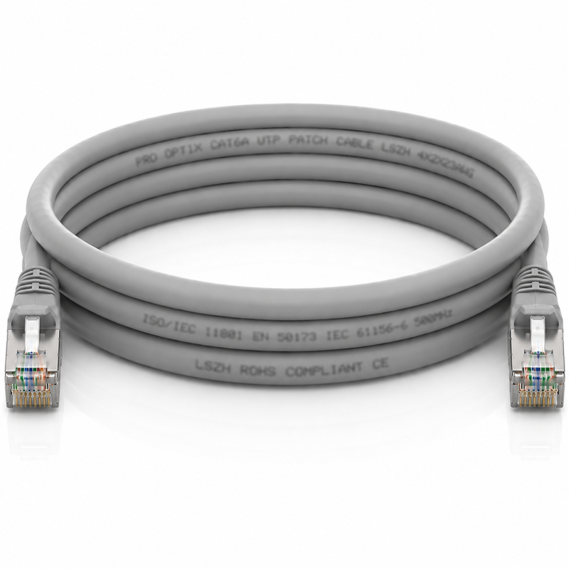 CAT6A UTP Network Cable, Grey