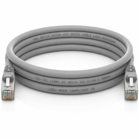 CAT6A UTP Network Cable, Grey