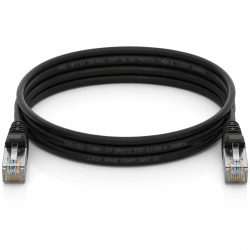 CAT6A UTP SLIM Network Cable, Black