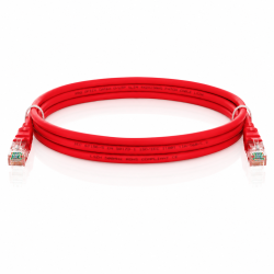 CAT6A UTP SLIM Network Cable, Red
