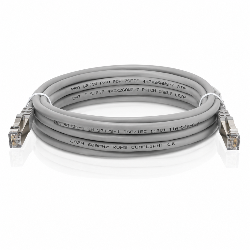CAT7 STP Network Cable, Grey