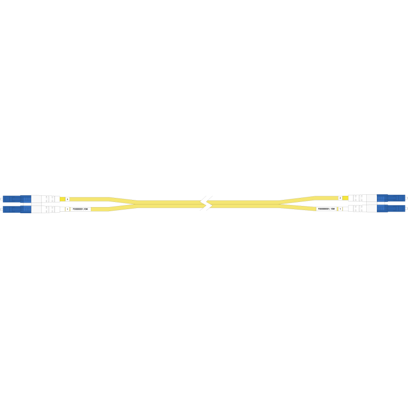 LC Duplex UPC to LC Duplex UPC OS2 Singlemode Cable
