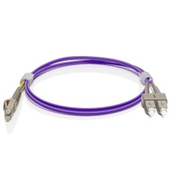 LC Duplex UPC to SC Duplex UPC OM4 Multimode Cable