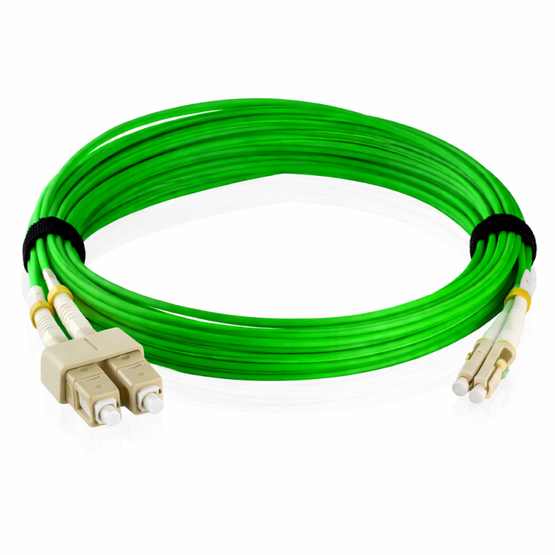 LC Duplex UPC to SC Duplex UPC OM5 Multimode Cable