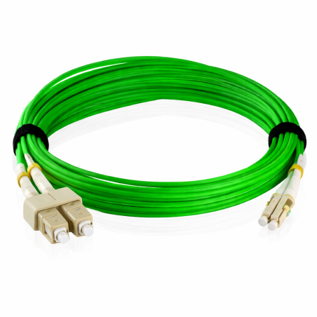 LC Duplex UPC to SC Duplex UPC OM5 Multimode Cable