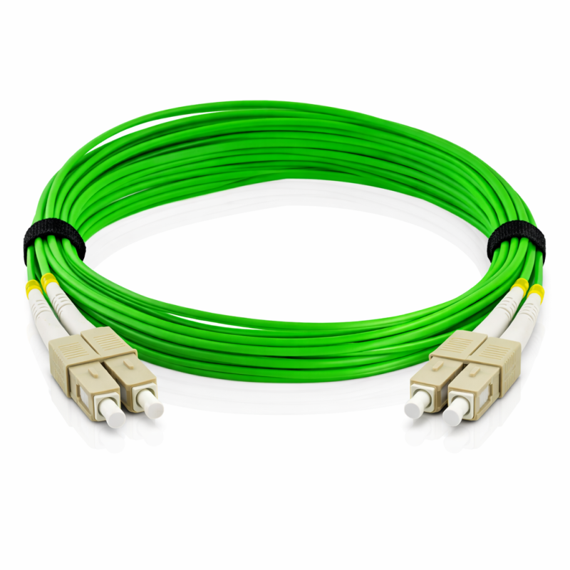 SC Duplex UPC to SC Duplex UPC OM5 Multimode Cable