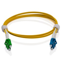 LC Duplex UPC to LC Duplex APC OS2 Singlemode Cable