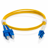 LC Duplex UPC to SC Duplex UPC OS2 Singlemode Cable