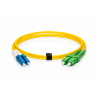 LC Duplex UPC to SC Duplex APC OS2 Singlemode Cable