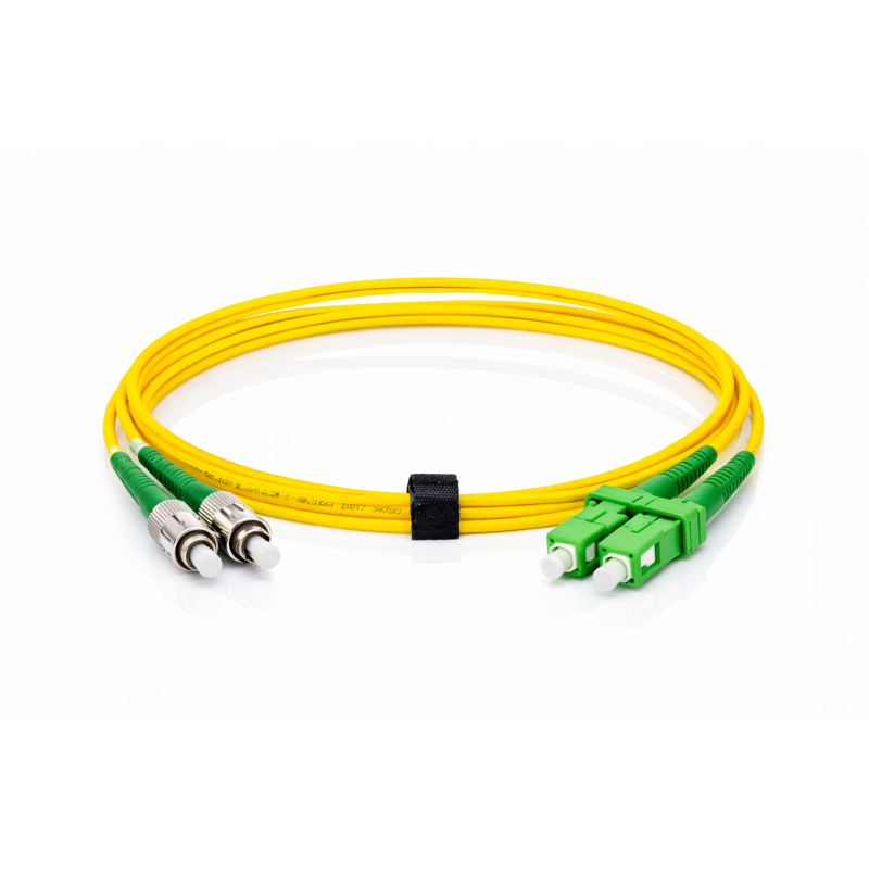 SC Simplex APC to FC Simplex APC OS2 Singlemode Cable