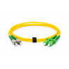 SC Simplex APC to FC Simplex APC OS2 Singlemode Cable