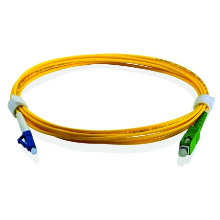 LC Simplex UPC to SC Simplex APC OS2 Singlemode Cable