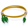 LC Simplex APC to SC Simplex APC OS2 Singlemode Cable
