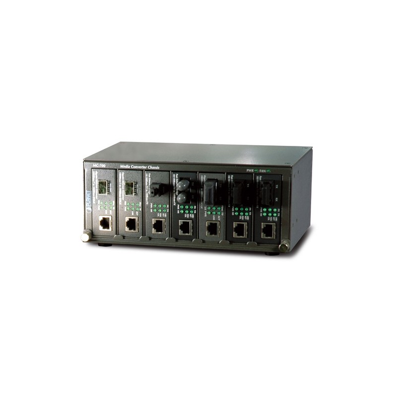 Planet 7-Slot 10tum Media Converter Chassi