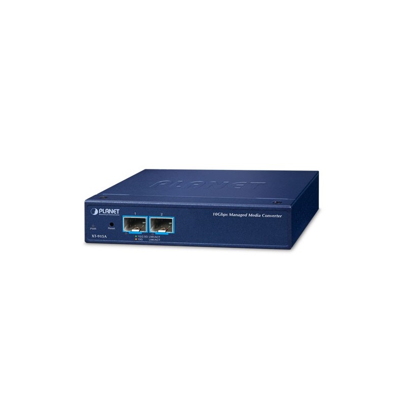 Planet 2-Port 10G/1GBASE-X SFP+ Managed Media Converter