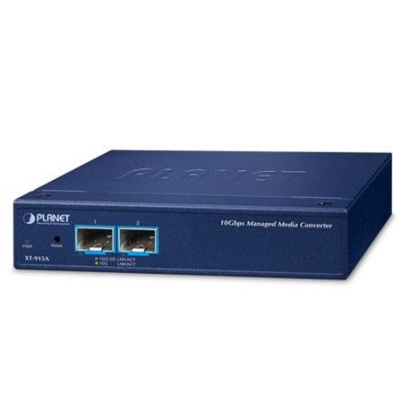 Planet 2-Port 10G/1GBASE-X SFP+ Managed Media Converter